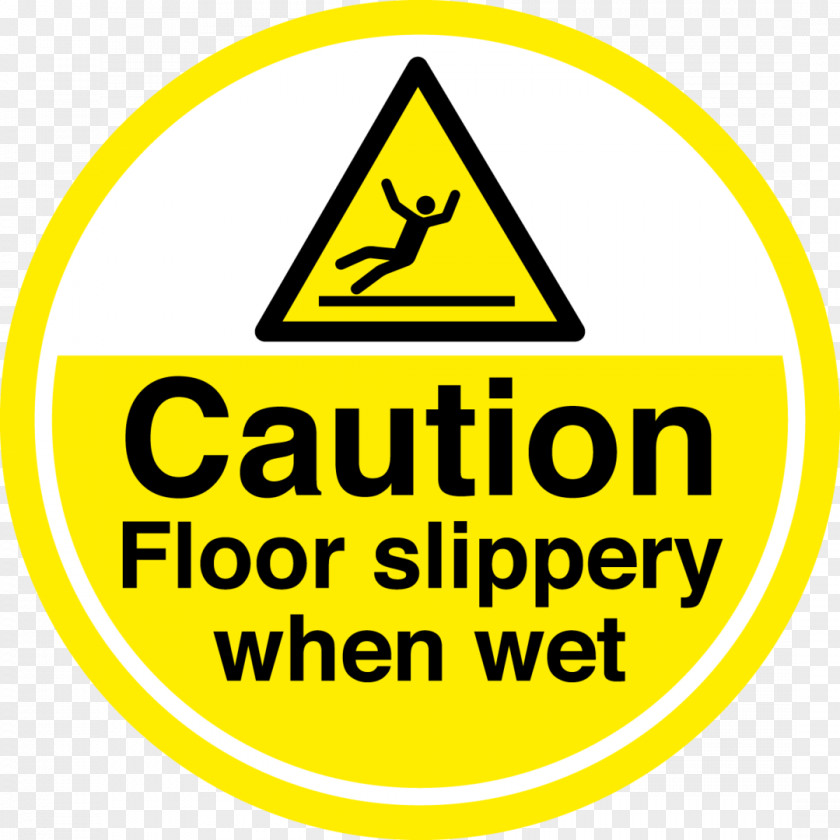 Wet Floor Sign Safety Warning PNG