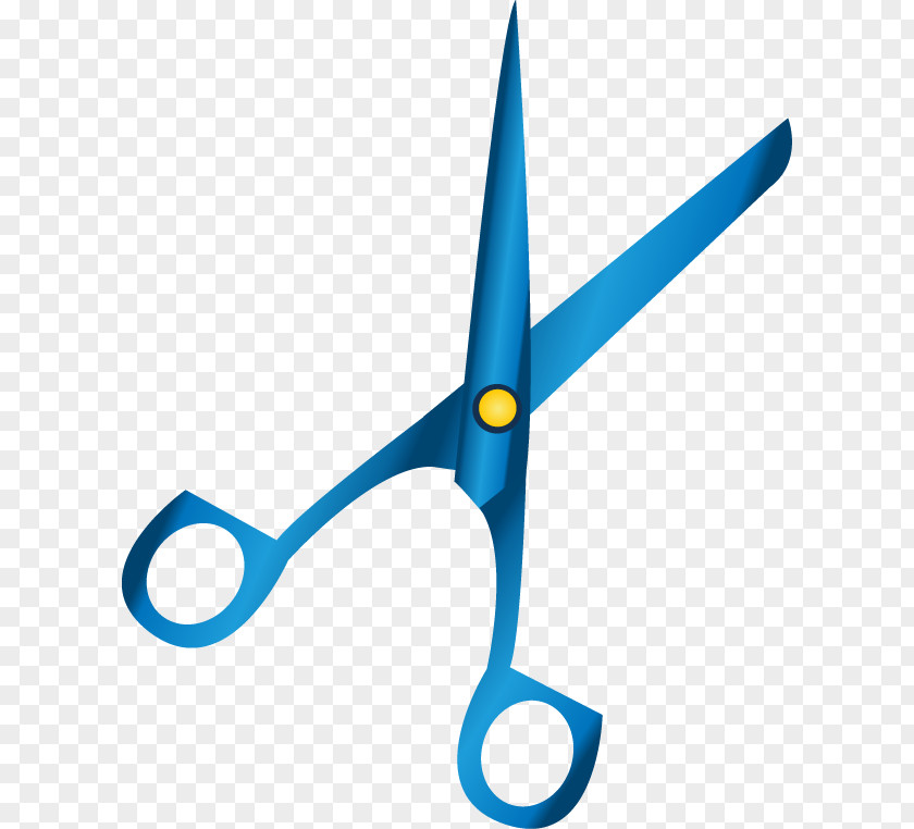 Beauty Scissors Comb Hairstyle Barber PNG