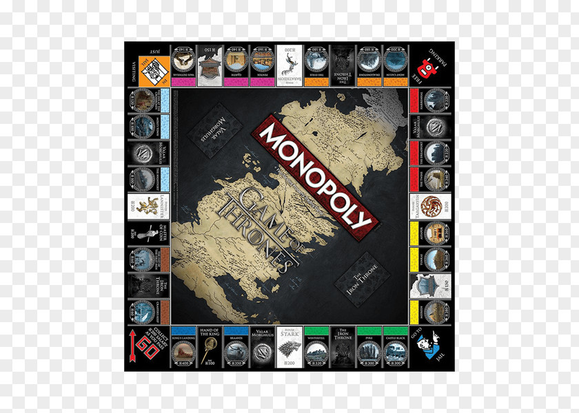 Board Game Monopoly World Of A Song Ice And Fire Thrones PNG