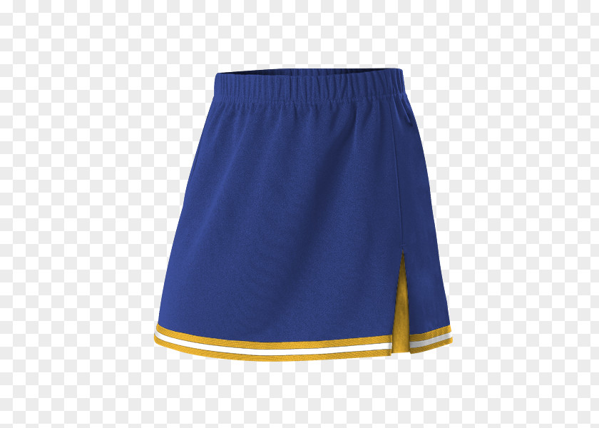 Cheerleading Uniform Skort Trunks Blue Shorts Skirt PNG