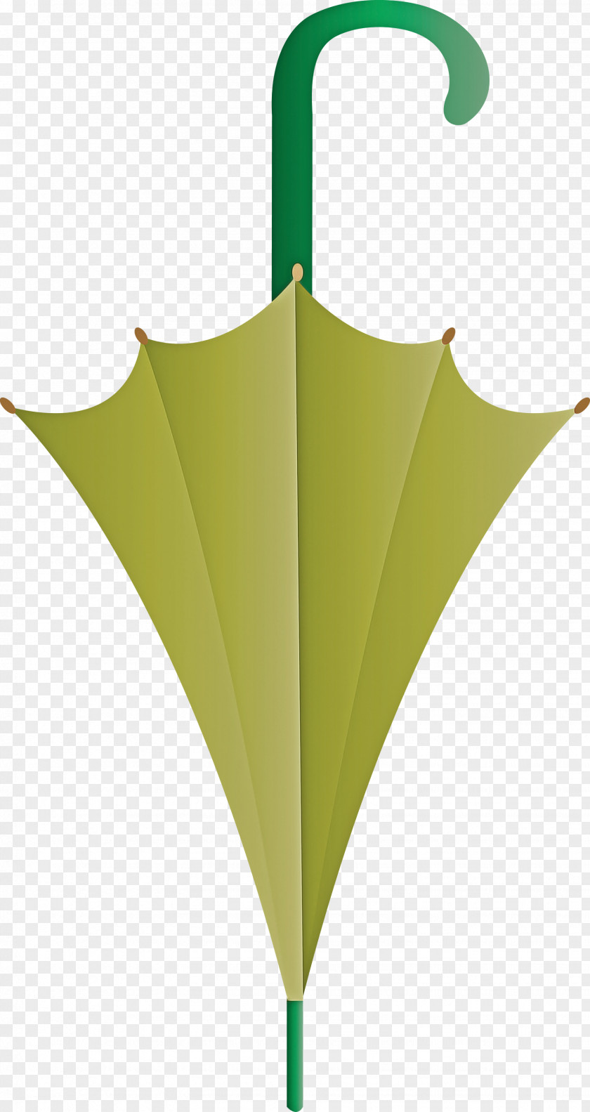 Green Leaf Line Plant Umbrella PNG
