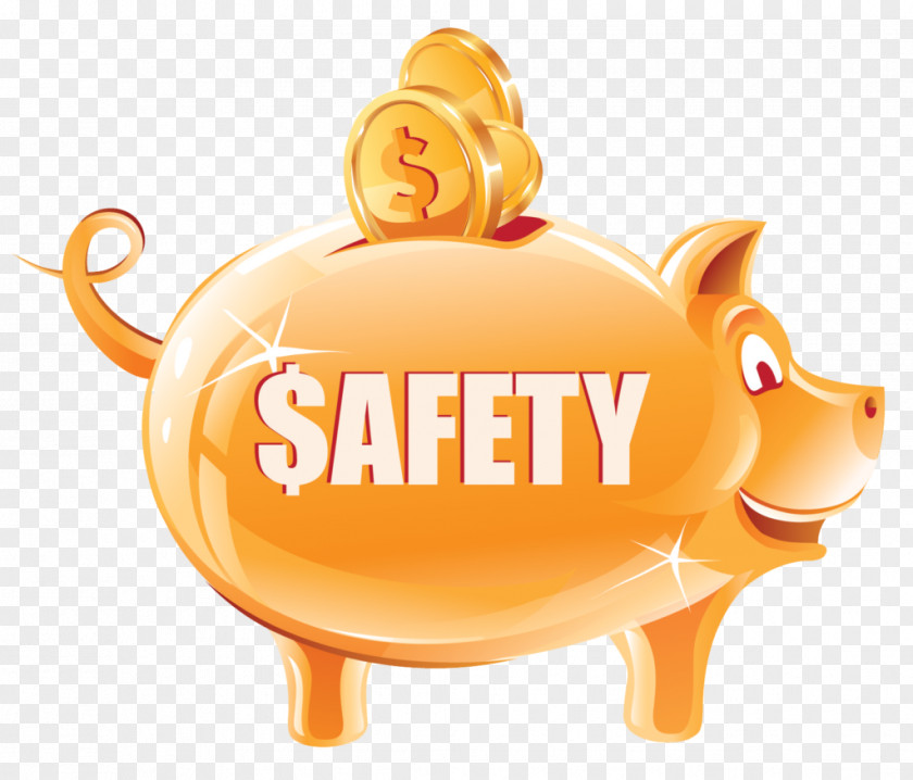Safety And Health Piggy Bank Font PNG