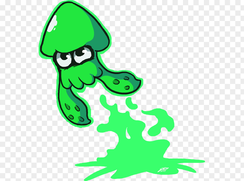 Squid Splatoon Drawing Fan Art PNG