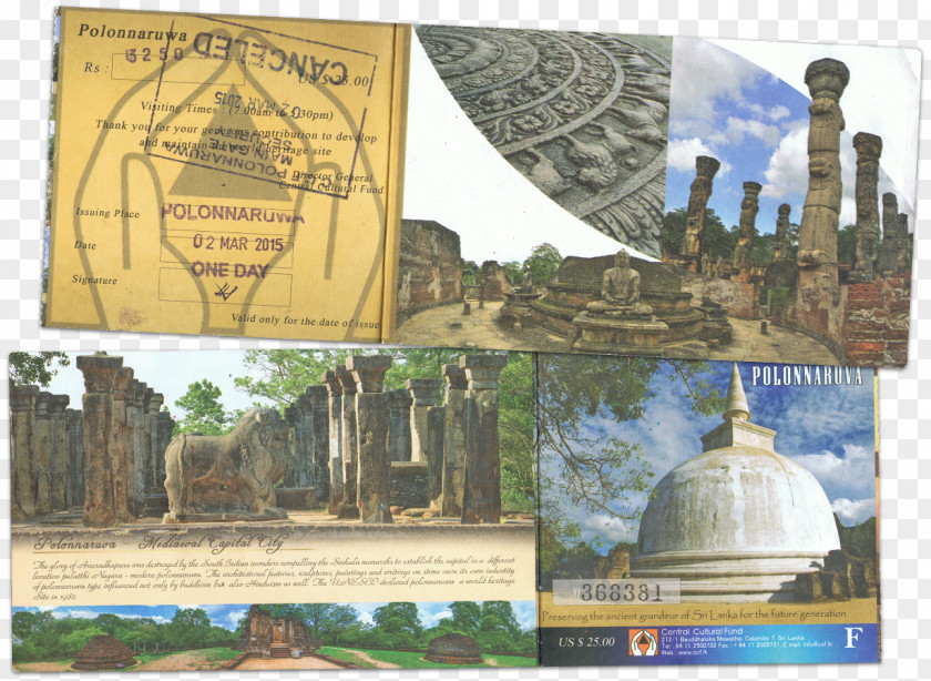 Sri Polonnaruwa Travel Paper Product Tourism Tourist Attraction PNG