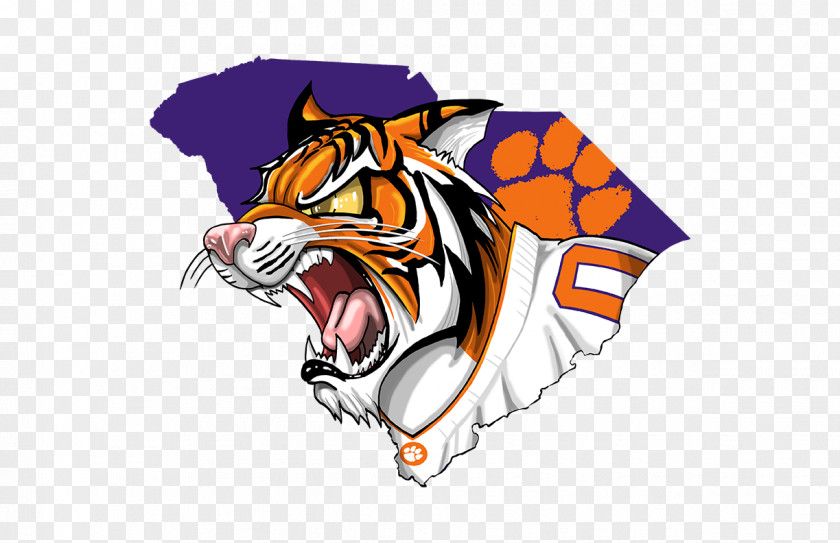 Tiger Clemson Tigers Football University Upstate South Carolina PNG