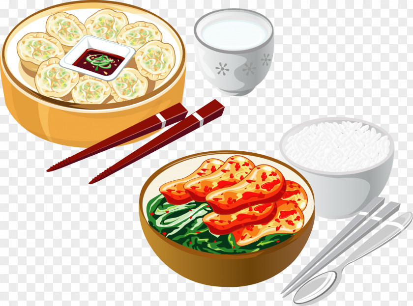 Vector Material Dining Steamed Rice Creatives Chinese Cuisine Xiaolongbao Jiaozi Dim Sum Dumpling PNG