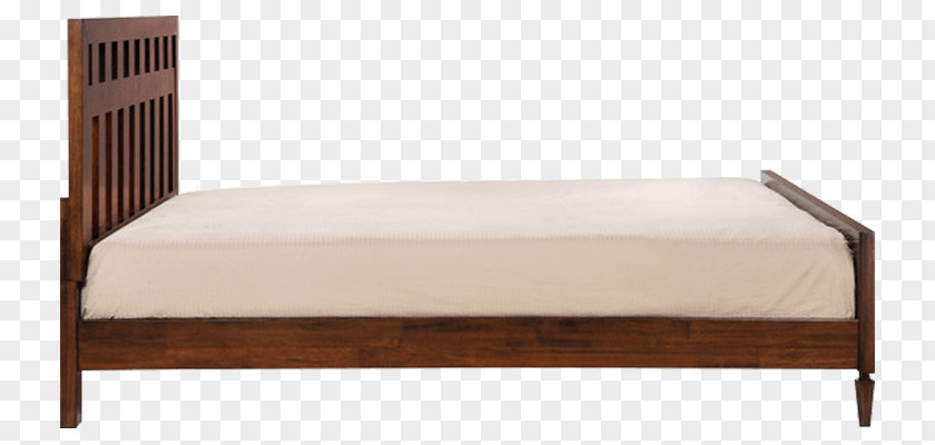 Wooden Platform Table Bed Frame Mattress PNG