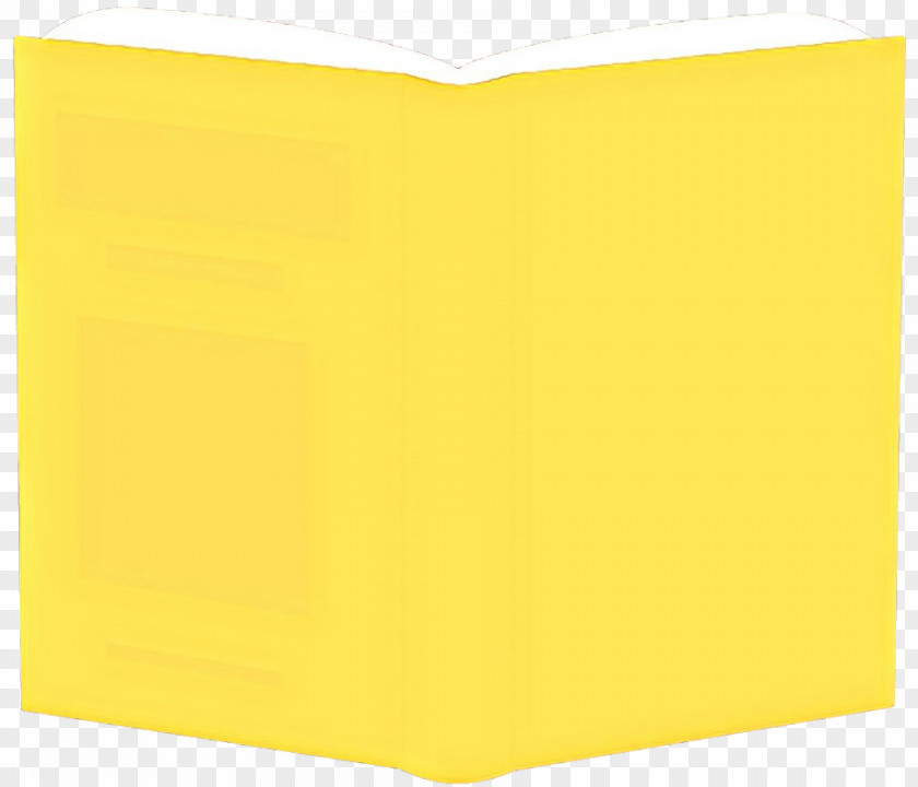 Yellow Rectangle Square Paper PNG