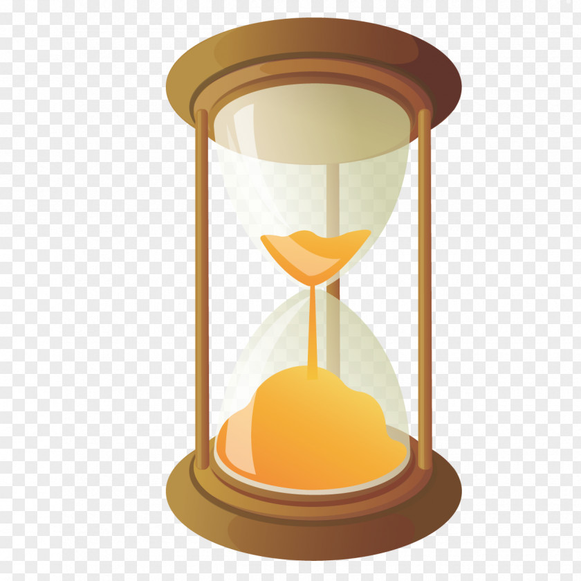Cartoon Vector Hourglass Animation Timer PNG