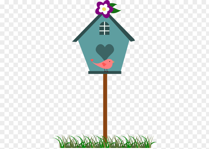 Cute Garden Cliparts Bird Nest Box Clip Art PNG
