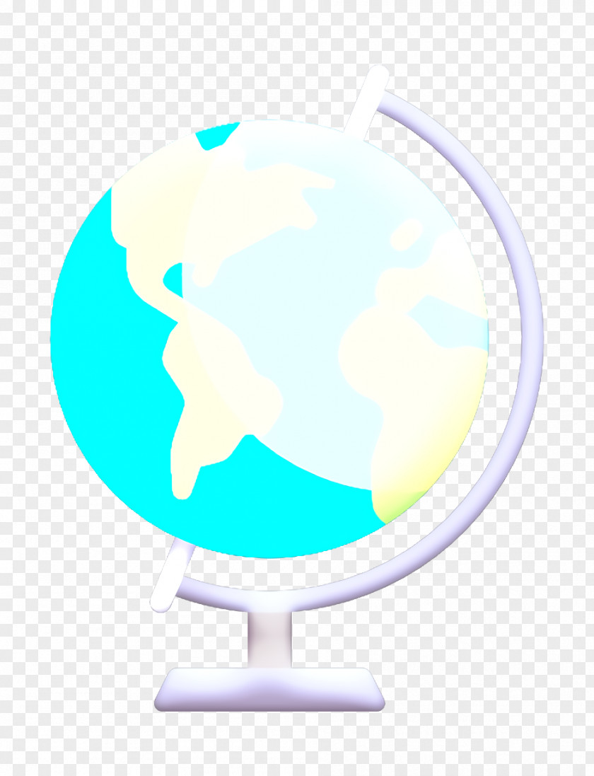 Earth Globe Icon E-Learning Planet PNG