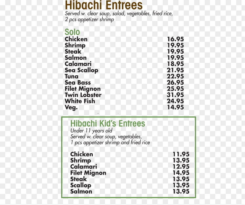 Hibachi Hana Japanese Steakhouse And Sushi Lounge Food Dinner Cuisine Menu PNG
