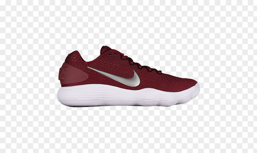 Nike Men's React Hyperdunk 2017 Low Basketball Shoes Shoe Maroon PNG