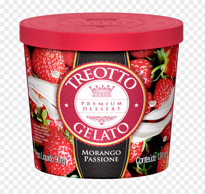Strawberry Ice Cream Gelato Raspberry PNG