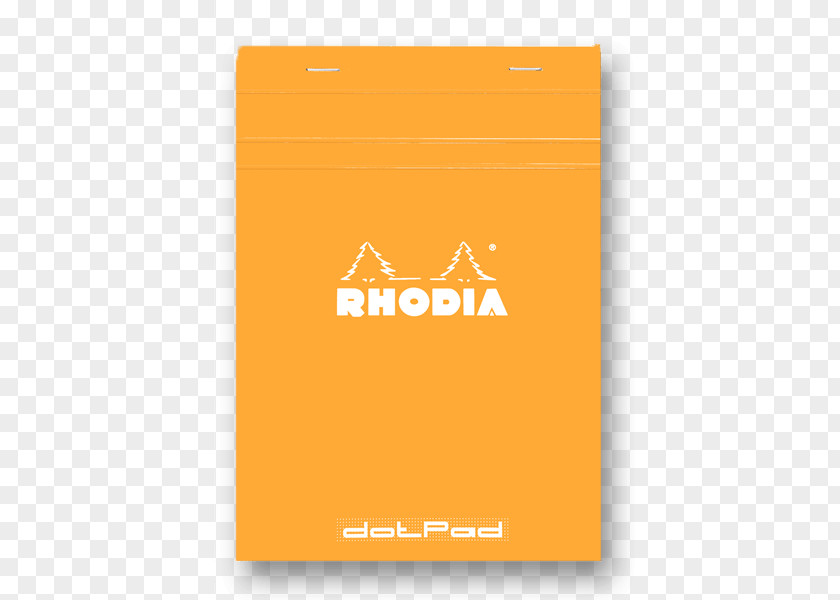 Orange Dots Rhodia Black Dot Pad Paper Clairefontaine-Rhodia Industrial Design PNG