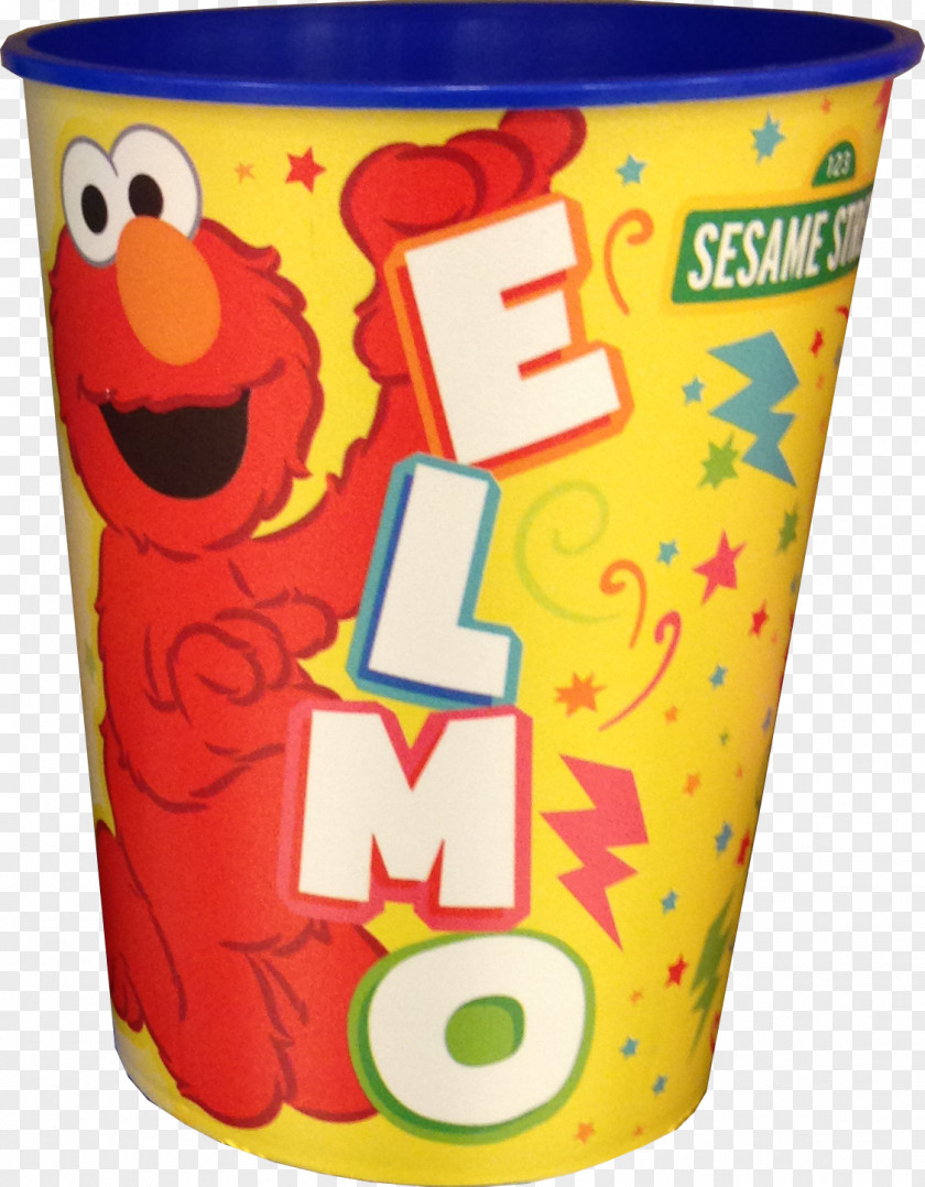 Sesame Elmo Cookie Monster The Muppets Plastic Cup PNG
