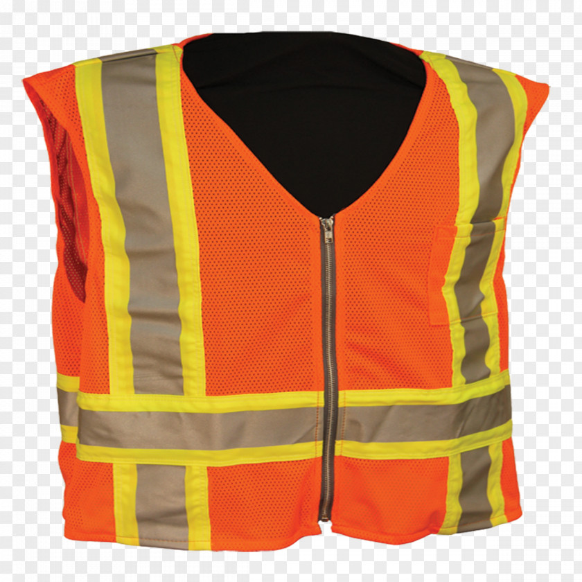 Vest Line Gilets High-visibility Clothing International Safety Equipment Association Orange PNG