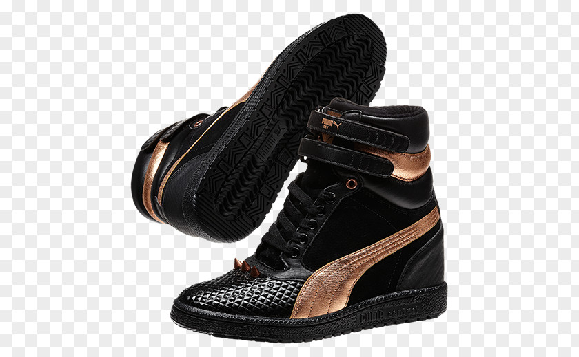 Boot Sneakers Fashion Puma Shoe Wedge PNG