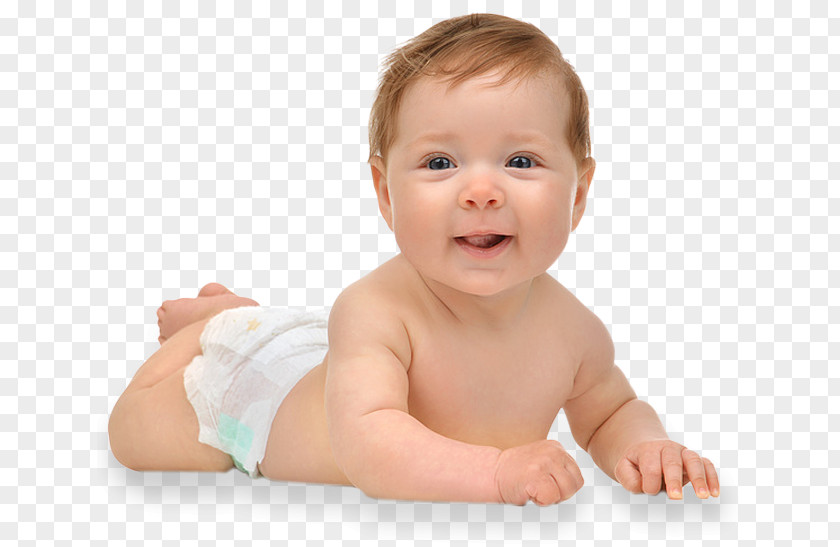 Cute Baby Diaper Infant Smile Month Childhood PNG