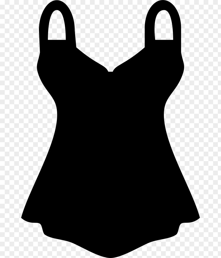 Dress White Black Silhouette Clip Art PNG