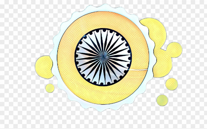Sticker Oval India Flag PNG