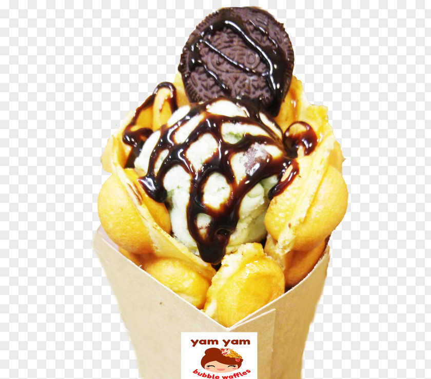 Waffle Ice Cream Cones Egg PNG