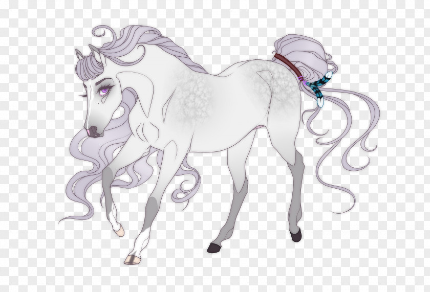 Mustang Unicorn Halter Cartoon PNG