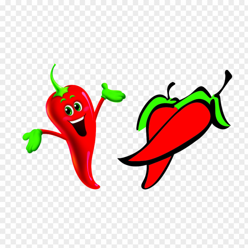 Pepper Cayenne Bow Image Design Vector Graphics Cartoon PNG