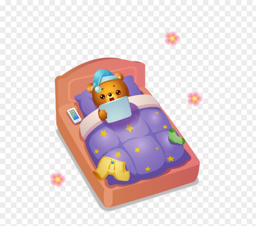 Sleeping Bear Anipop Sleep Bed PNG
