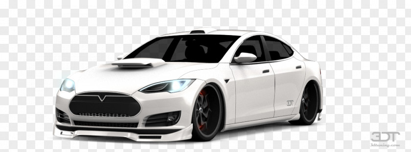 Tesla Model 3 Tire Mid-size Car Sports Automotive Lighting PNG