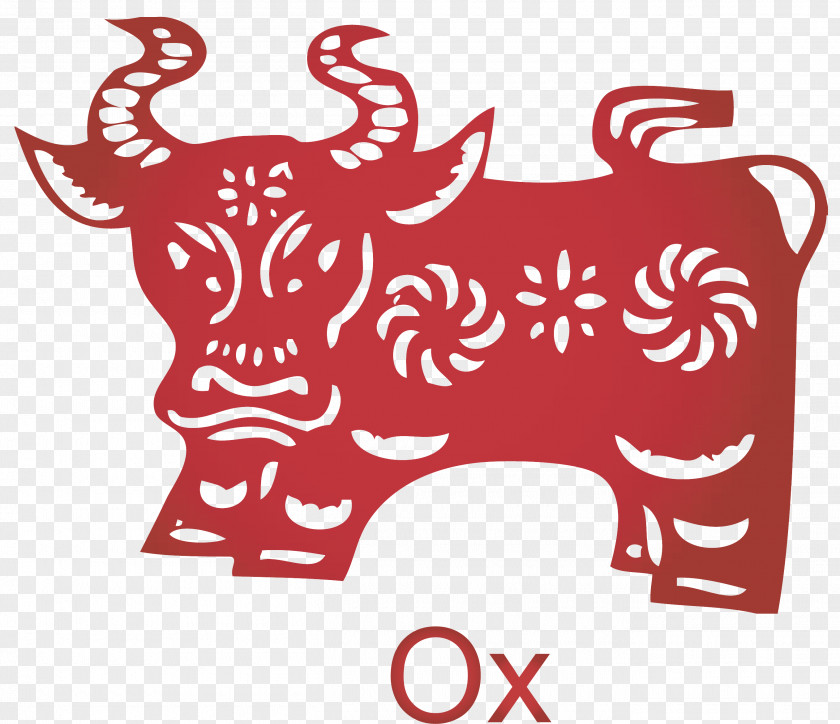 Zodiac Cattle Silhouette Ox Chinese Monkey Rat PNG