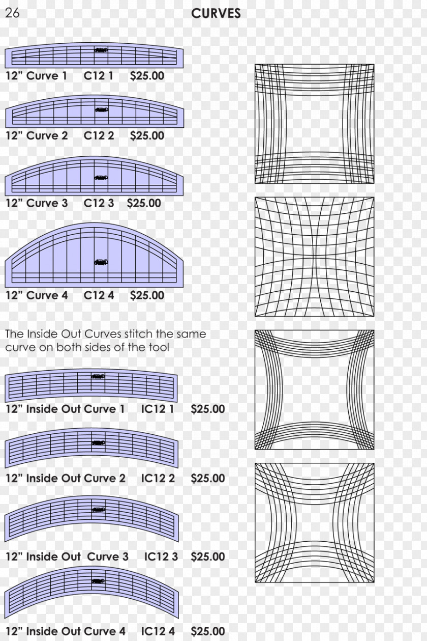 Arc Curve Pattern Longarm Quilting Machine PNG