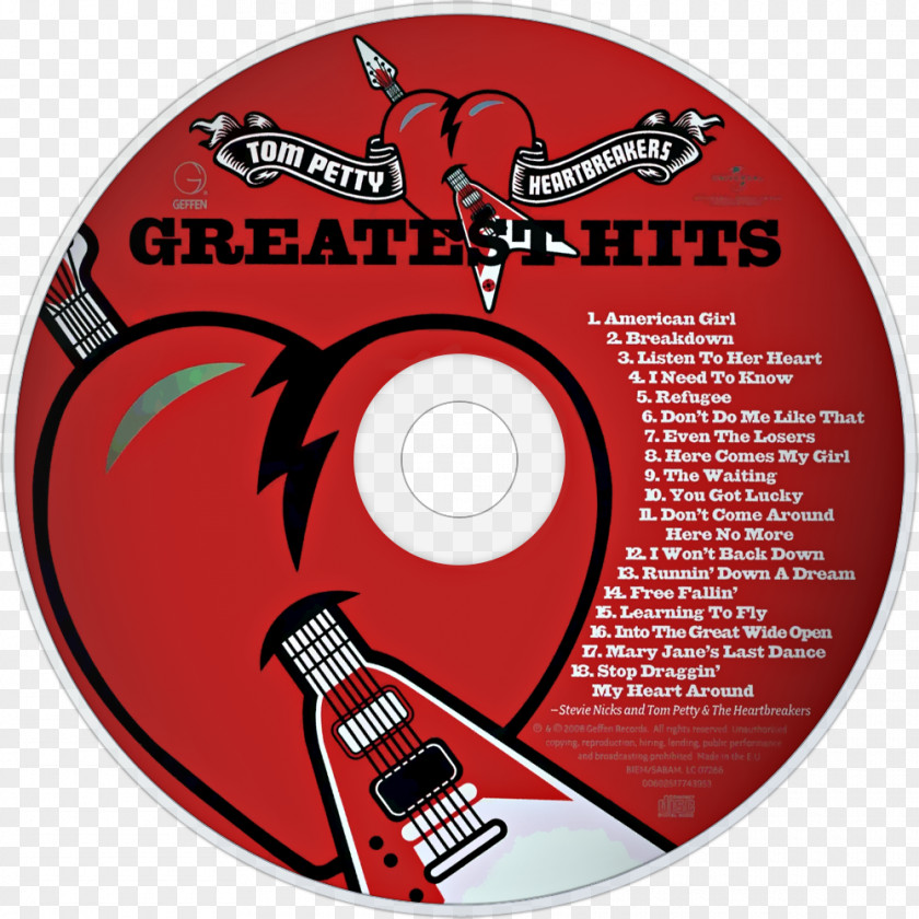 Greatest Hits Tom Petty And The Heartbreakers Hard Promises Wildflowers Album PNG