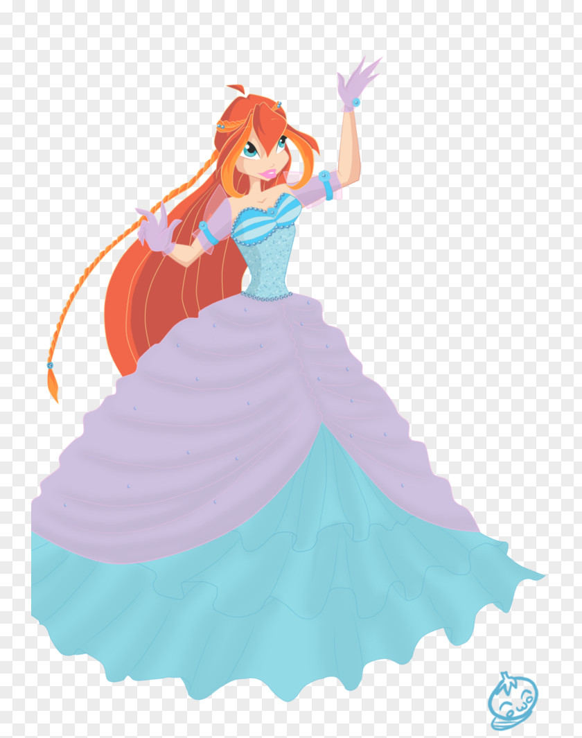 Princess Bloom Character Protagonist Fan Art PNG