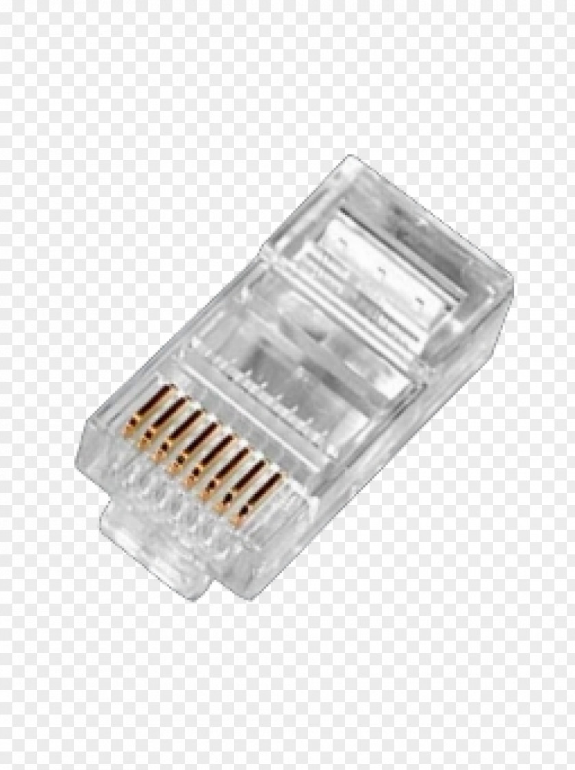 Rj 45 8P8C Category 5 Cable Electrical Connector Registered Jack Twisted Pair PNG