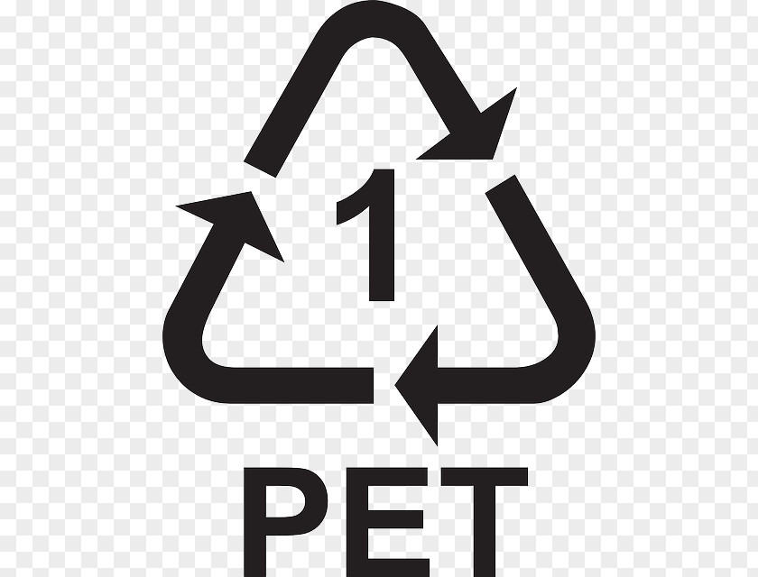 Symbol Recycling Polyethylene Terephthalate PET Bottle Codes PNG
