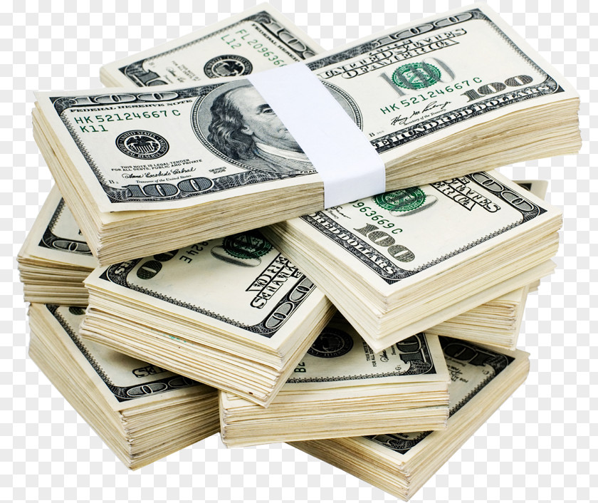 A Pile Of Dollars Money United States Dollar One-dollar Bill Banknote PNG