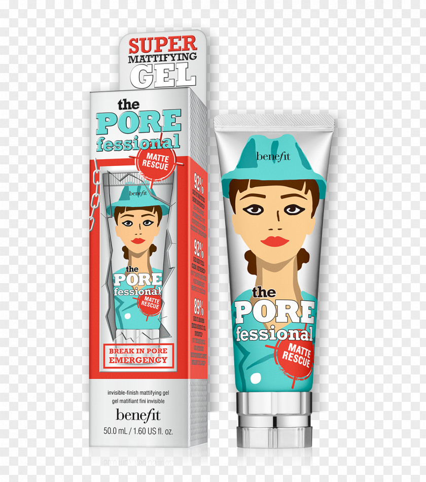 Benefit The POREfessional: Matte Rescue Gel Cosmetics POREfessional Face Primer PNG