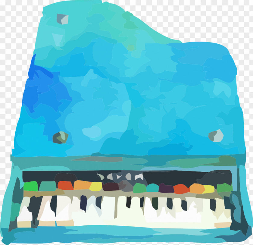 Blue Piano Tudou.com PNG
