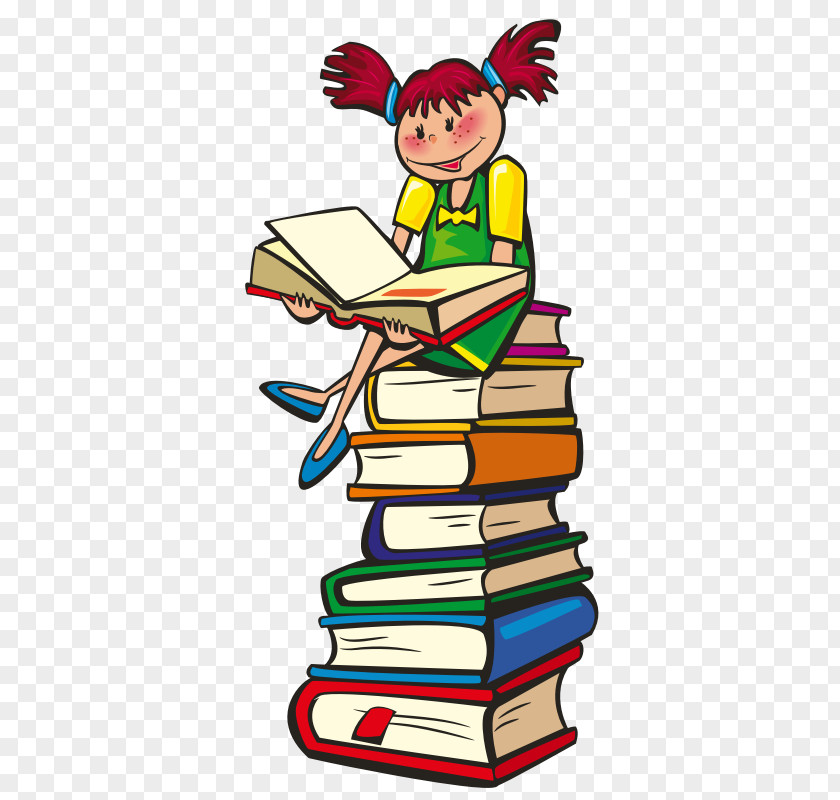 Book Reading Free Content PNG content , Girl clipart PNG