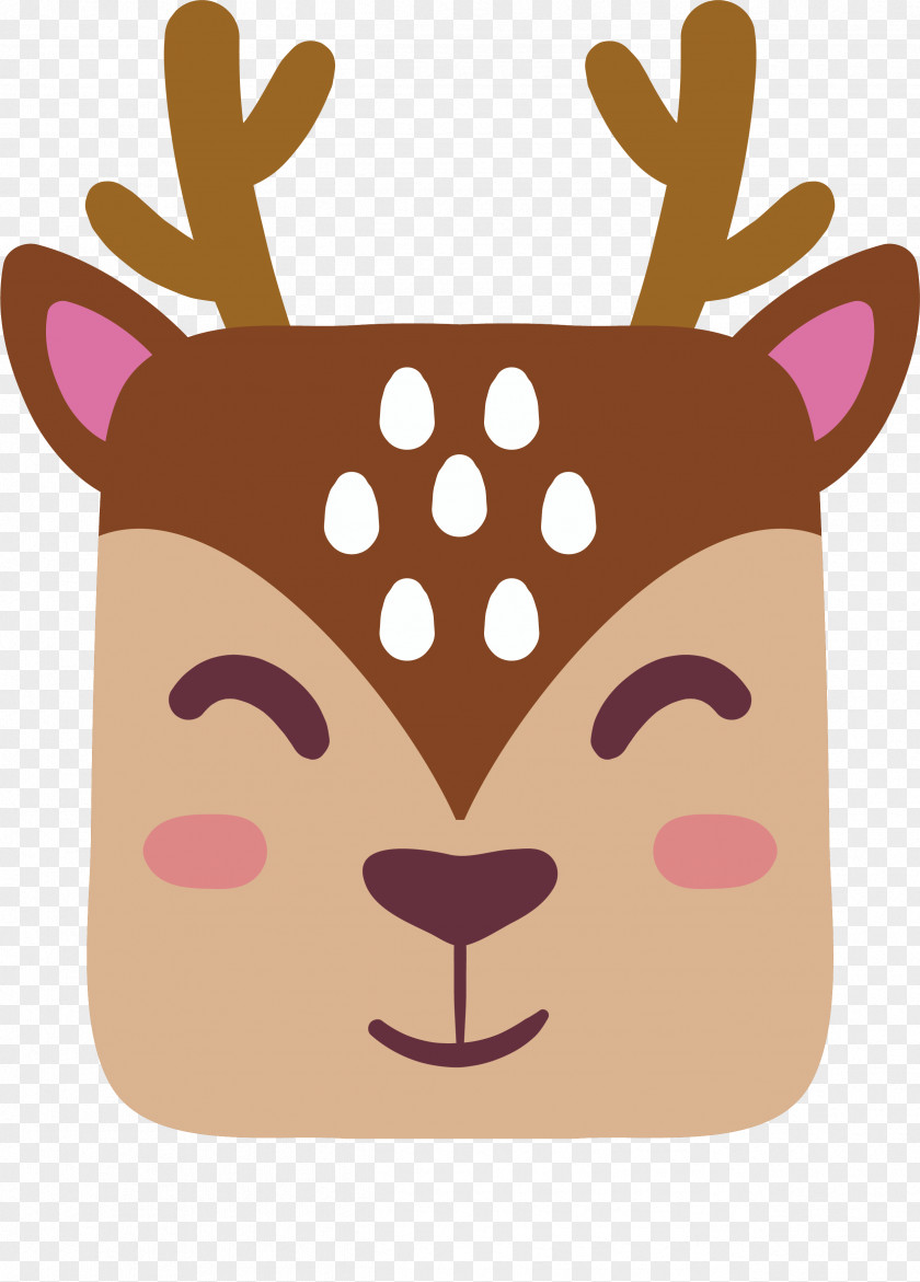 Cute Reindeer Avatar Download PNG
