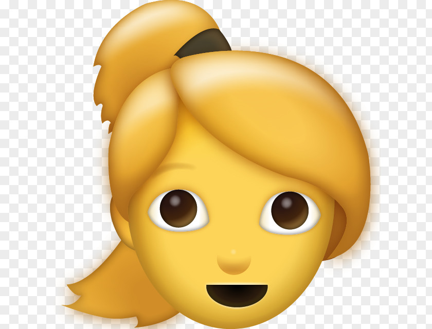 Emoji IPhone Ponytail PNG