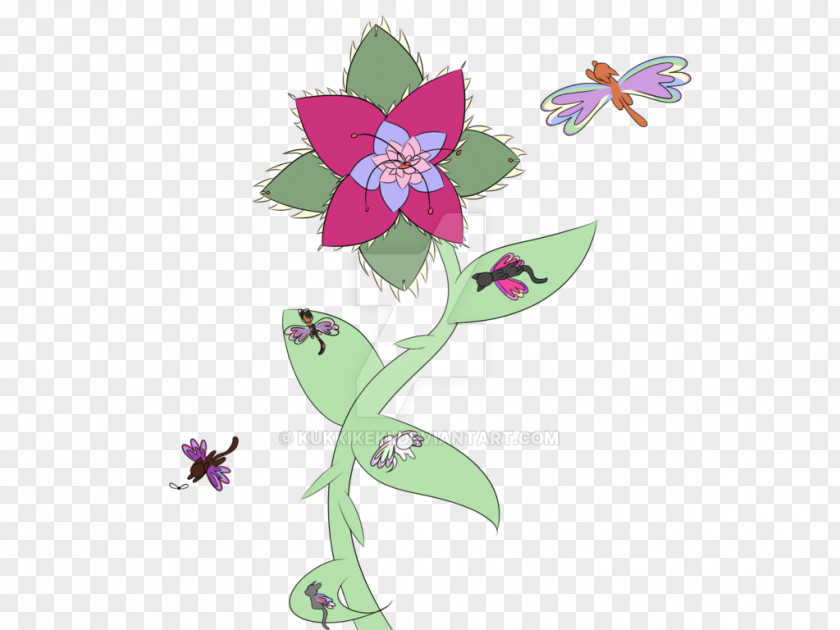 Flower Floral Design Cut Flowers Cat Fairy PNG