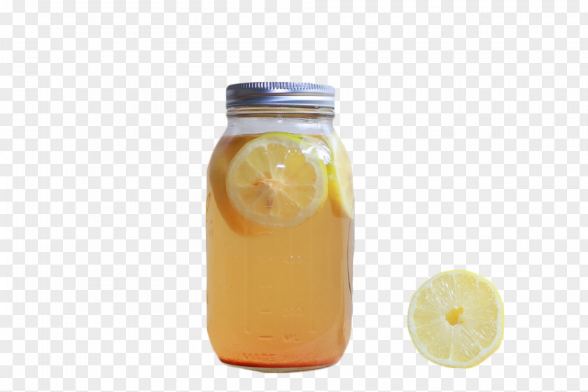 Lemonade Orange Drink Mason Jar PNG