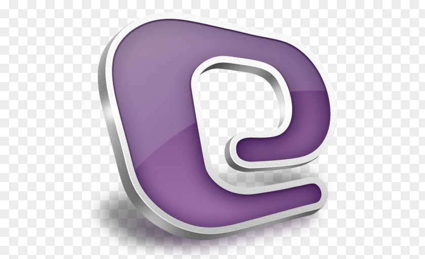 Microsoft Entourage N Purple Violet Font PNG