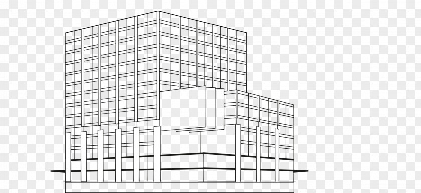 Office Building Architecture Scuba Diving Facade Sofitex Tim PNG