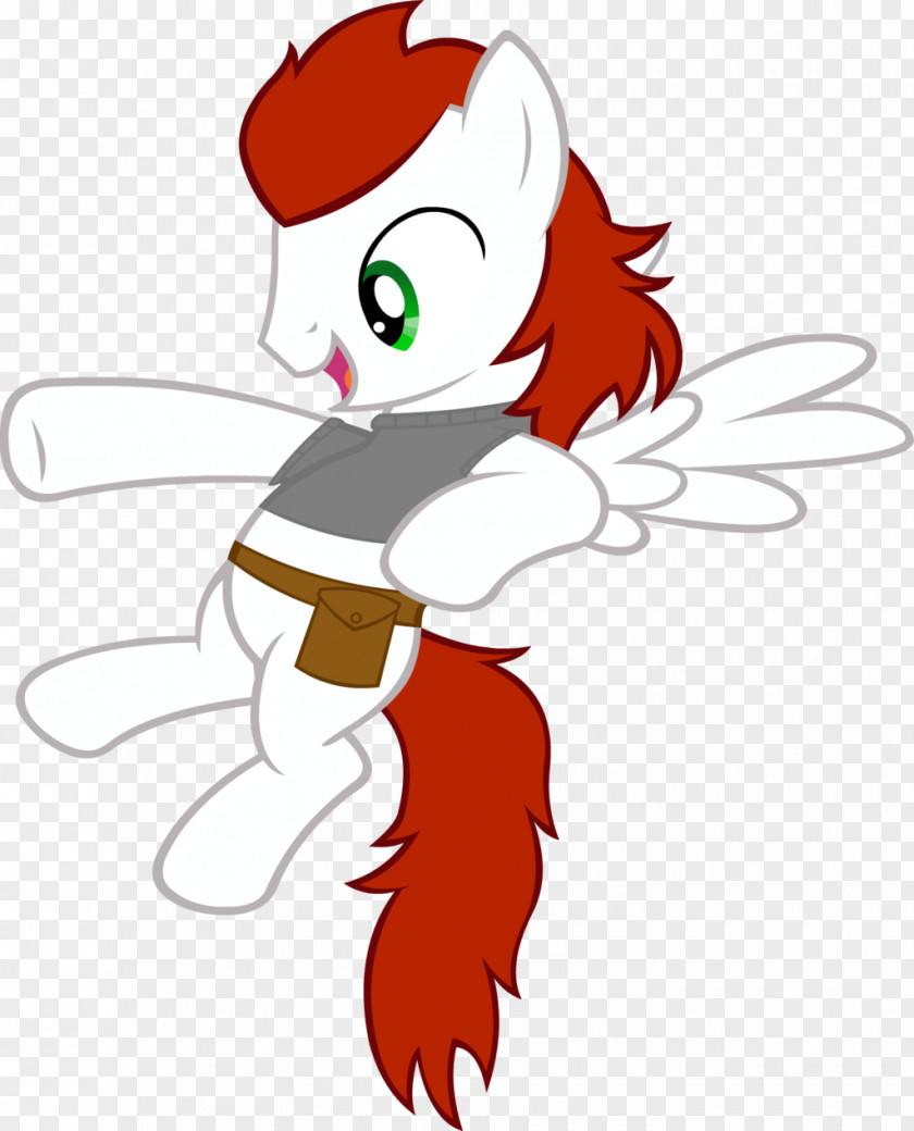 Rescuer (Good News) Horse Cartoon Clip Art PNG