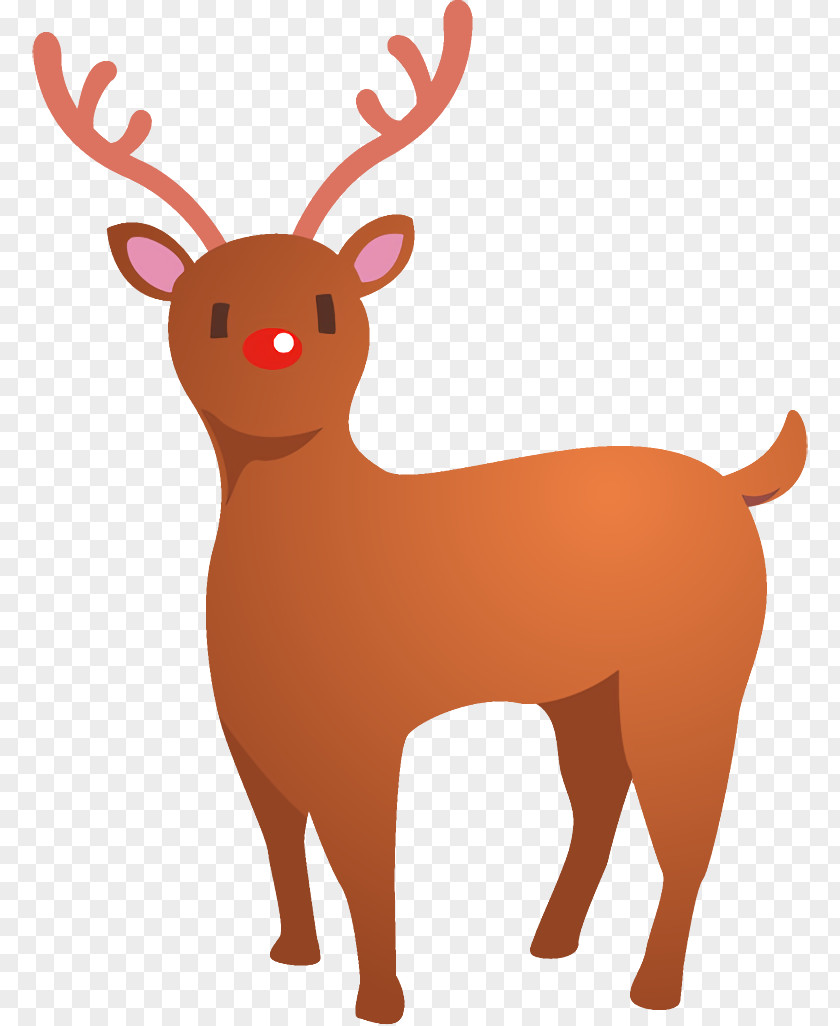 Fawn Tail Reindeer Christmas PNG