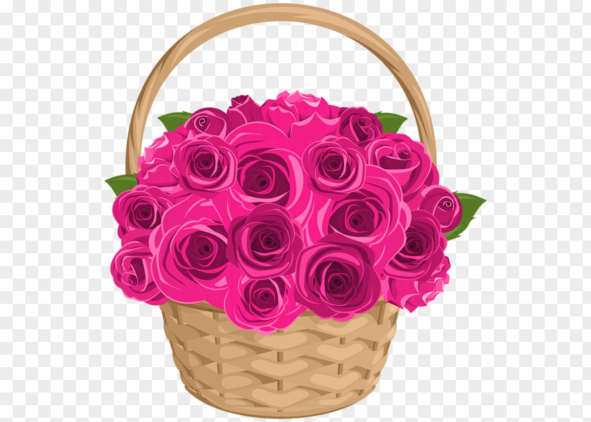 Market Basket Garden Roses Blog Clip Art PNG
