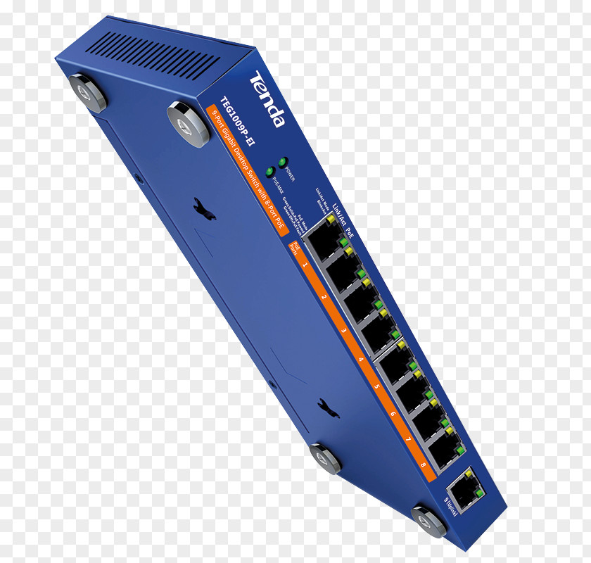 Power Over Ethernet Network Switch Gigabit IEEE 802.3 PNG